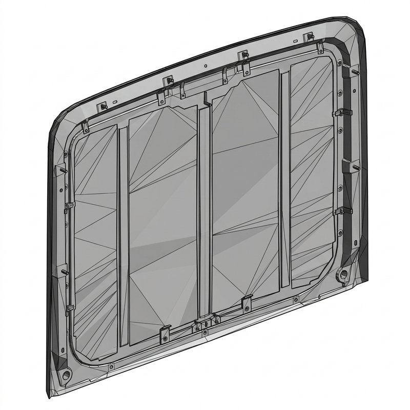 Crown & Grille Assembly L29-6235-10300 - Peterbilt
