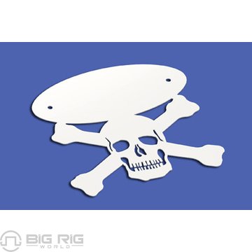 Peterbilt Emblem Accent - Skull and Crossbones 10832013 - Panelite