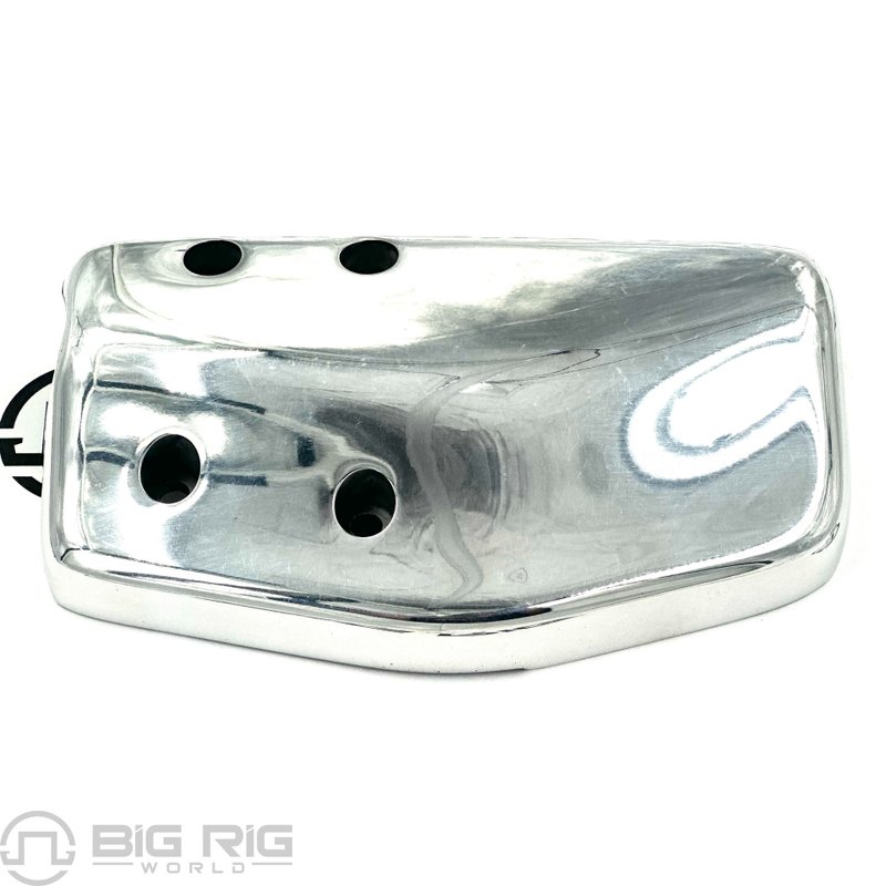 Mirror Clamp Cover, Polished, Aluminum, LH R22-6026-001 - Peterbilt