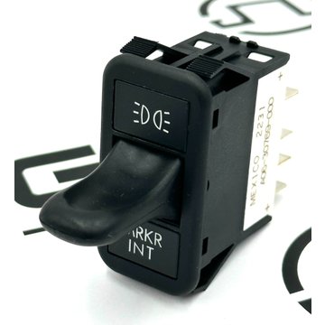 Switch - Clearance And Marker Lamps, Paddle, Interrupt, Double Pole Double Throw A06-30769-000 - Freightliner
