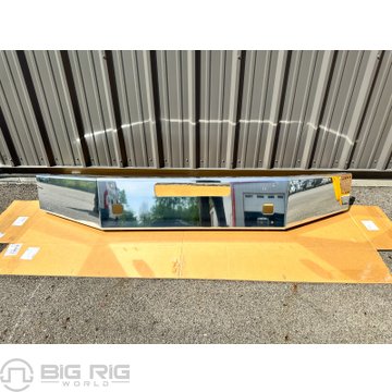 Aluminum Wrapped Tapered Stamped Bumper - Polished N71-1063-6111 - Kenworth