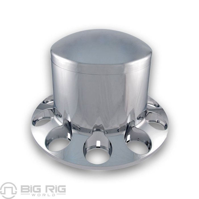 Chrome ABS Plastic Rear Axle Cover With Removable Hub Cap THUB-RPN - Trux Accessories