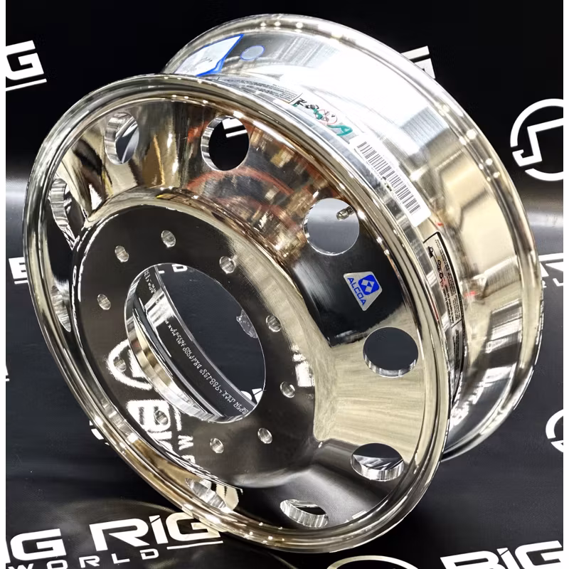 19.5 X 6.00 Alcoa Aluminum Wheel - High Polished Both Sides 763297 - Alcoa