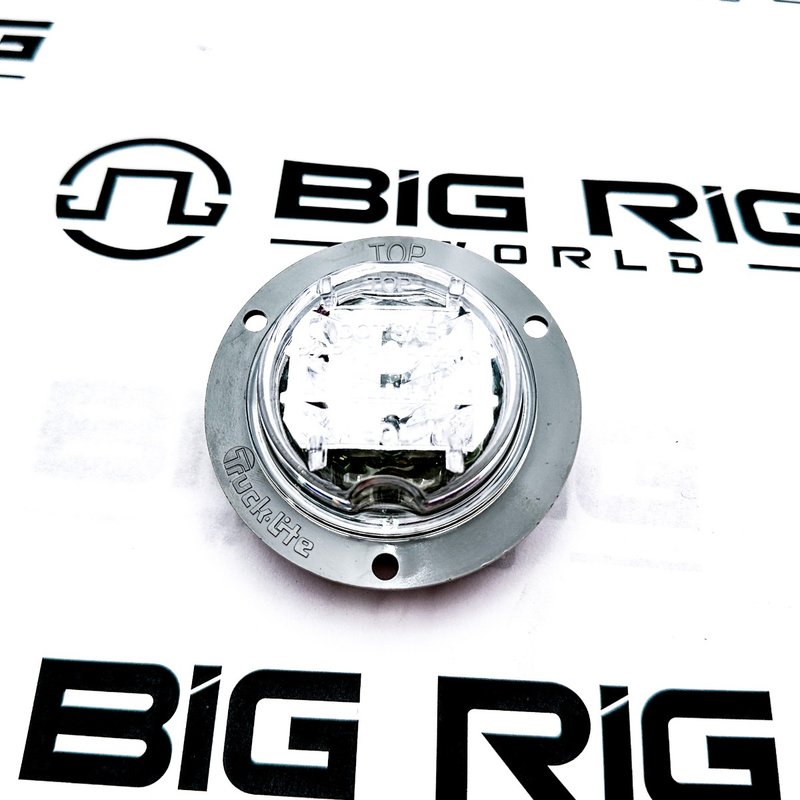 LED 30 Series High Profile Clearance/Marker Lamp, Clear/Yellow, Gray Flange 30380Y - Truck Lite