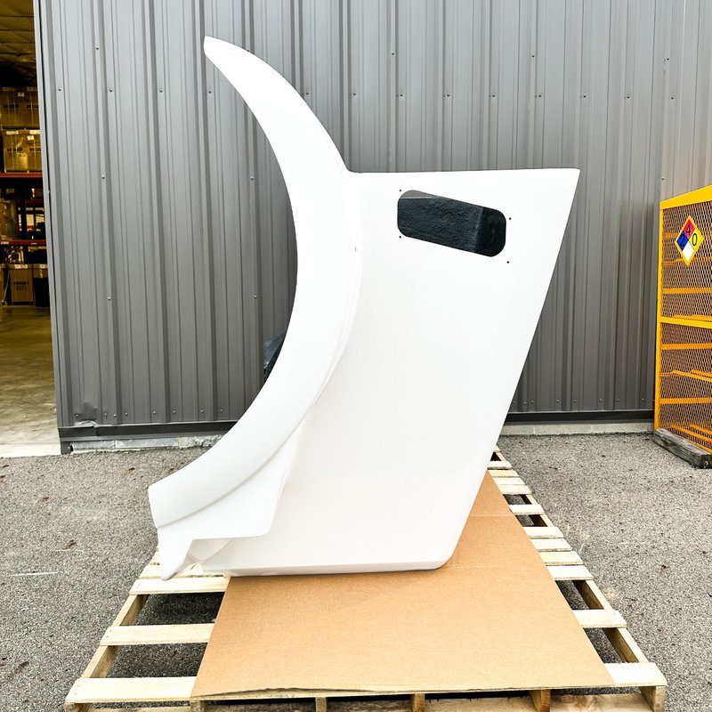 Kenworth T800 Short Metton Replacement Hood 2007 and Newer JP-K32 - Jones Performance