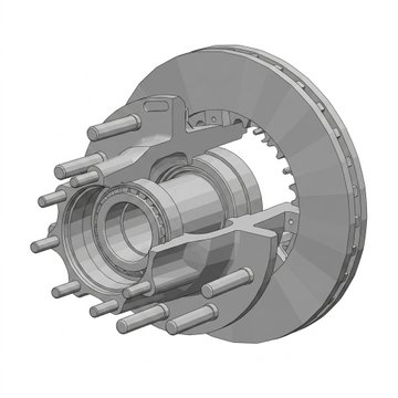 Hub & Rotor Assembly 10084931 - Conmet