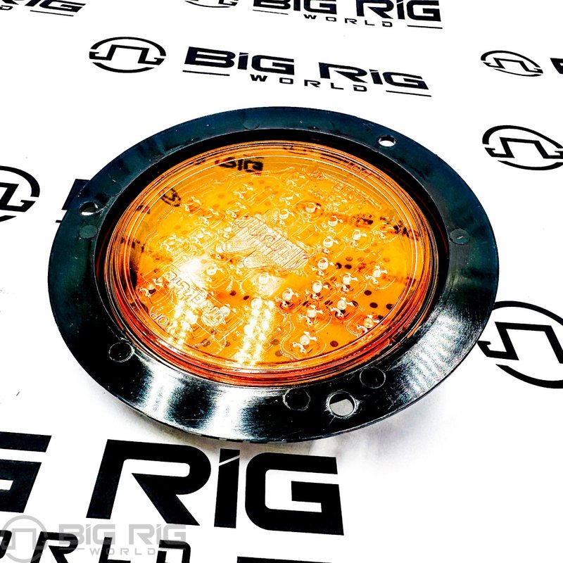LED Super 44 Rear Turn with Black Flange, 24 Volt 44276Y - Truck Lite