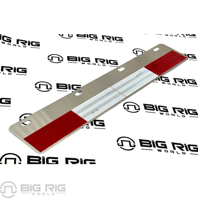 Universal Conspicuity Plates, Straight, Aluminum, Single 033-04259 - Fleet Engineers