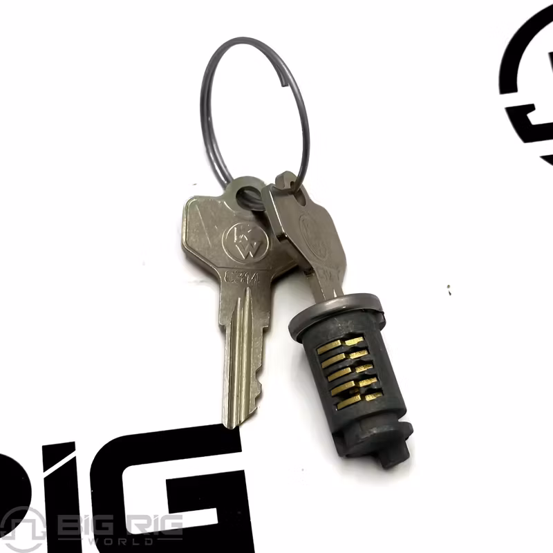 Lock Cylinder W/2 Cut Keys 591456 - Paccar