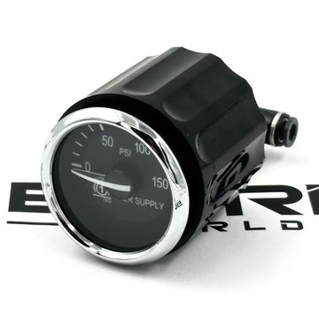Trailer Air Pressure Supply Gauge with Matching Ring Q43-6067-106CK - Peterbilt
