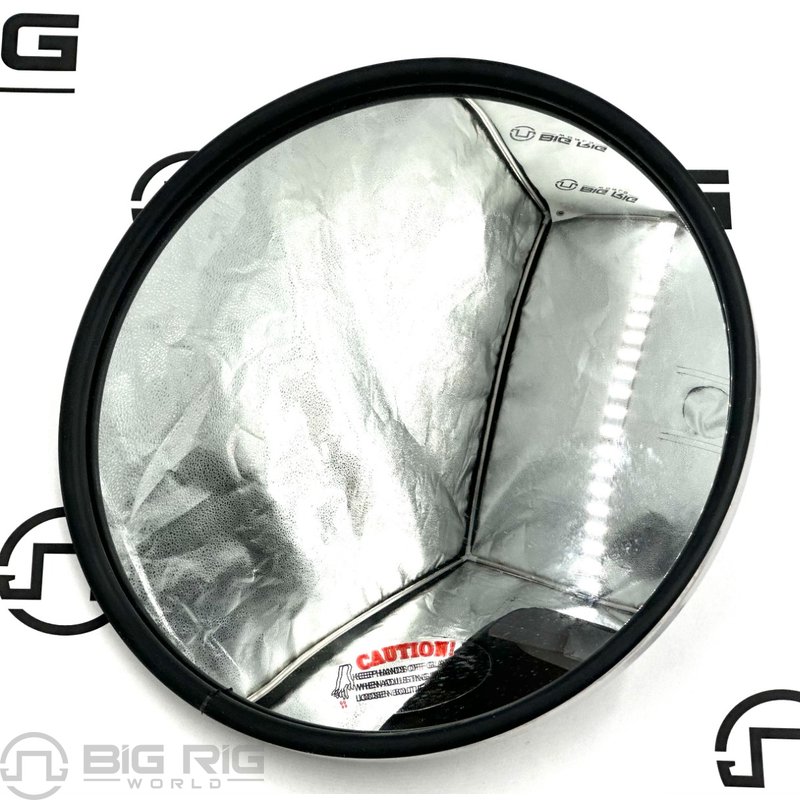 Silver Steel Convex Mirror, Round, Universal Mount 8.5-inch 97803 - Truck Lite