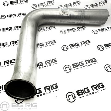Multi-Bend Exhaust Pipe Aluminized Steel 4in OD/FLG M66-1463 - Paccar