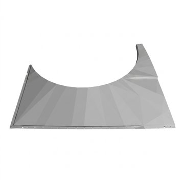 Skin - Hood Side, 388, Aluminum RH L79-6070R - Peterbilt