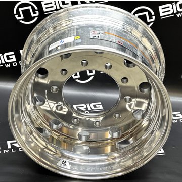 22.5 X 12.25 Alcoa Aluminum Wheel - Mirror Polish Dura-Bright Inside Only 822622DB - Alcoa