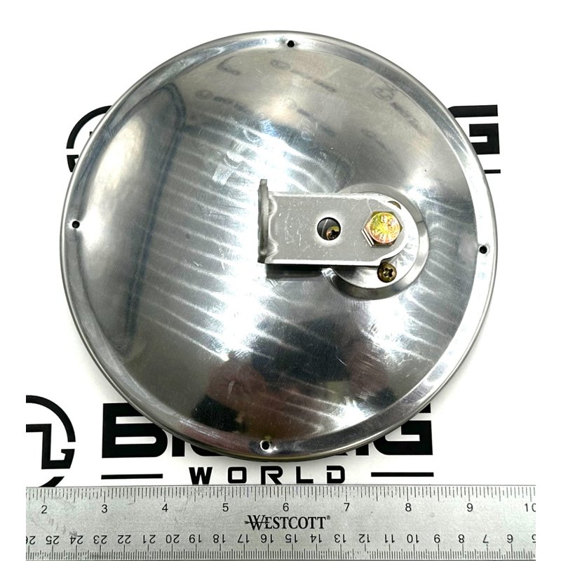 Offset Stud, Silver Stainless Steel Convex Mirror, Round, Universal Mount 7.5-inch 97817 - Truck Lite