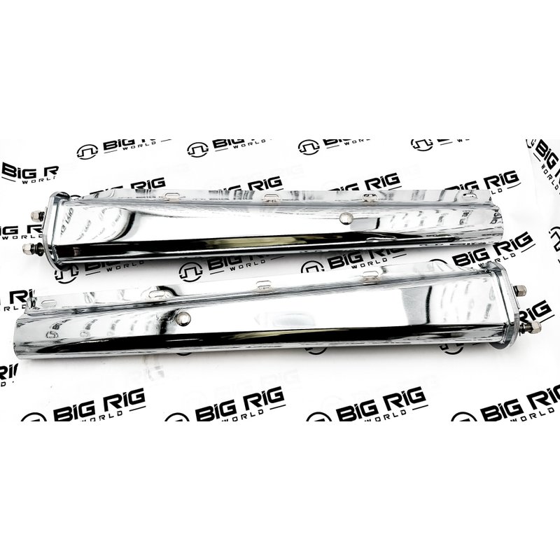 Chrome 30 Inch Mudflap Hanger - 2 1/2 inch Bolt Spacing TU-9232 - Trux Accessories