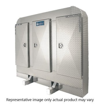 3 Door Deep Drop Enclosure Headache Rack 68X86 W/390P 319390MTQ - Merritt Equipment