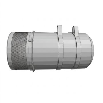 Air Cleaner Assembly-15 inch Stainless Steel - Preferred Fit A150163 - Kenworth