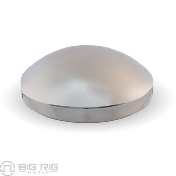 Rear Hubcap - 8 In. Diameter Stainless Steel Rear, Dome THUB-858SS - Trux Accessories