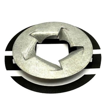 Push Nut - M16, Steel, Silver Finish 23-14058-000 - Freightliner