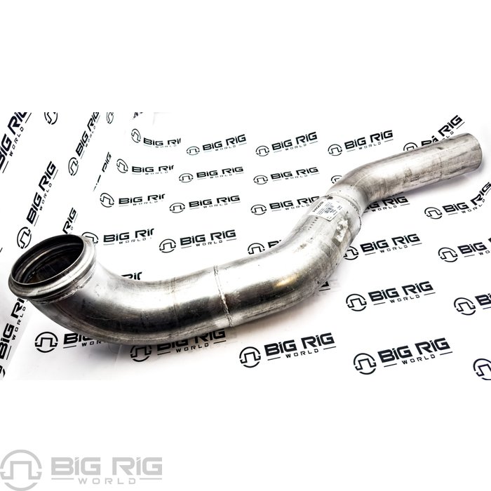 Multi-Bend Exhaust Pipe Aluminized Stainless Steel 4-5in FLG/OD M66-2270 - Paccar