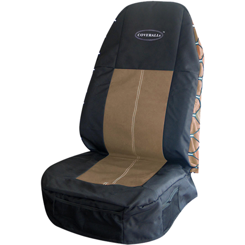 Black & Mocha Highback Seat Cover 181704XN1163 - Seats Inc.