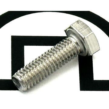 Bolt - HEX M6-1.00X20 SS PLN HWC04464 - M&M Fastener