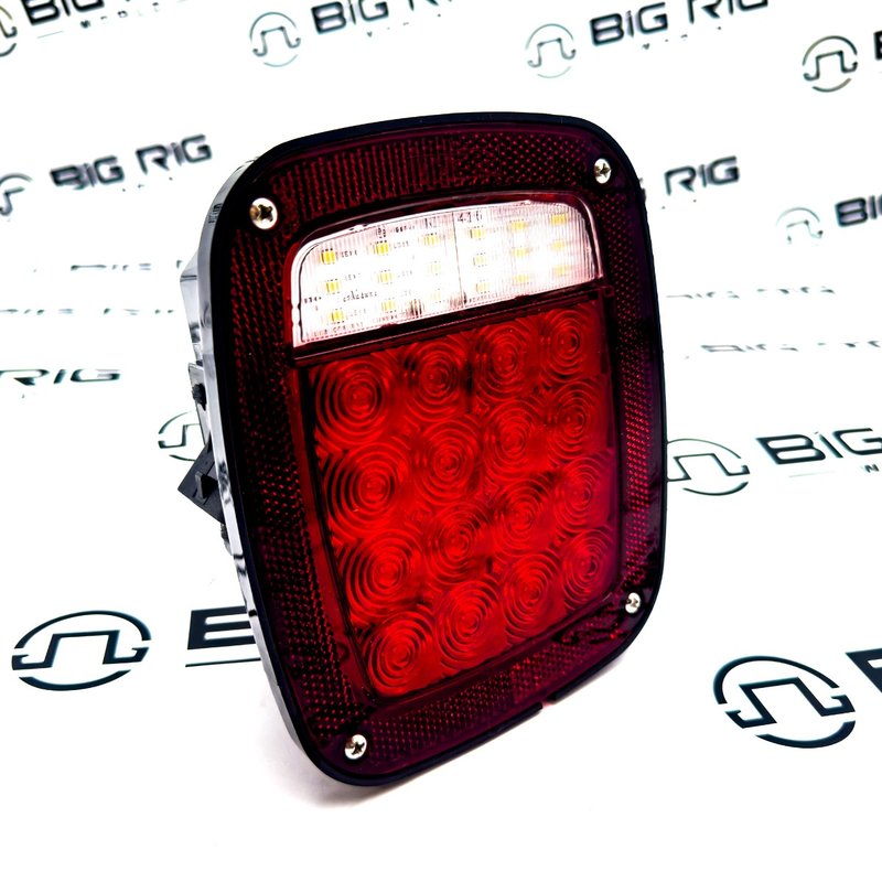LED Combination Lamp 13 Diodes with Backup and License Light LL013115PBRH - TRP