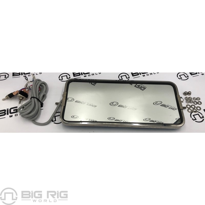 Motorized West Coast Mirror - Heated, Stainless Steel 21101 - Cham-cal Engineering