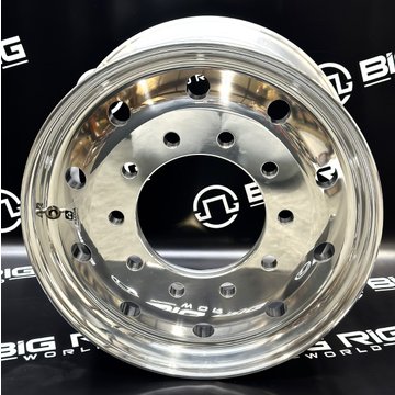 22.5 X 12.25 Alcoa Aluminum Wheel - Mirror Polish Dura-Bright Outside Only 824621DB - Alcoa