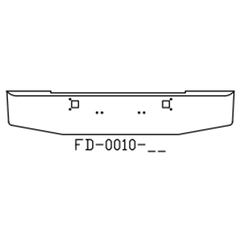Chrome Steel Bumper FE0010-06 - Valley Chrome