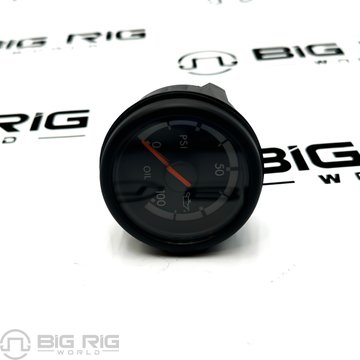 Oil Pressure Gauge, Black A22-63127-000 - Freightliner