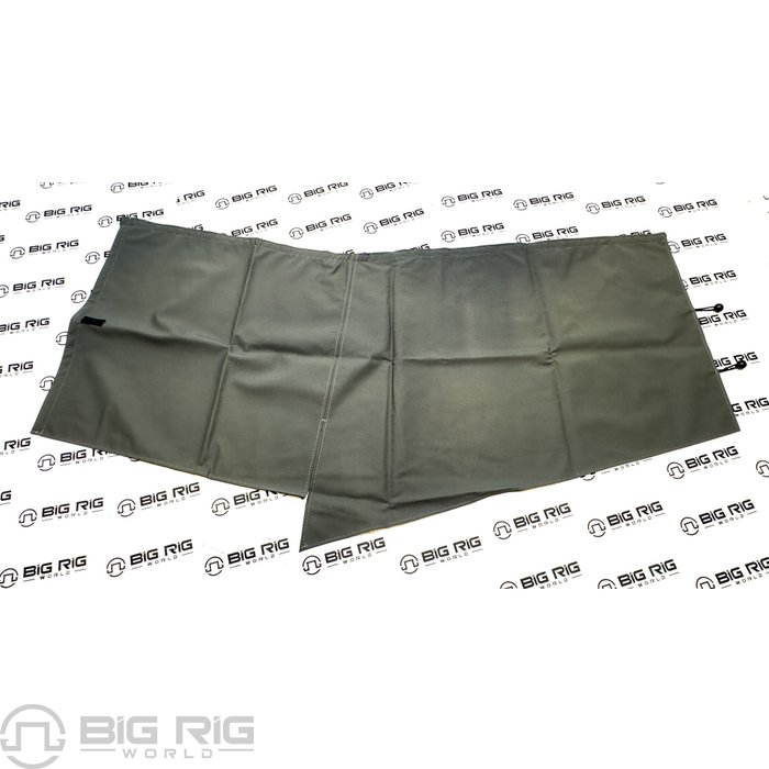 Curtains - Cab Med Gray U73-1037-1U671R - Kenworth