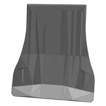 Mudflap - Black W/Chrome Weight PR MD-K93CF - Kenworth