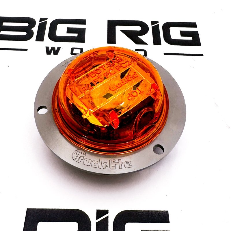LED 30 Series High Profile Lamp, 8 Diode, Fit-N-Forget Clearance/Marker, Grey Mnt, Yel 30379Y - Truck Lite