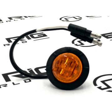 Clearance, Marker Light  Amber 1 1/4 In. Mini LED M09400Y - Maxxima