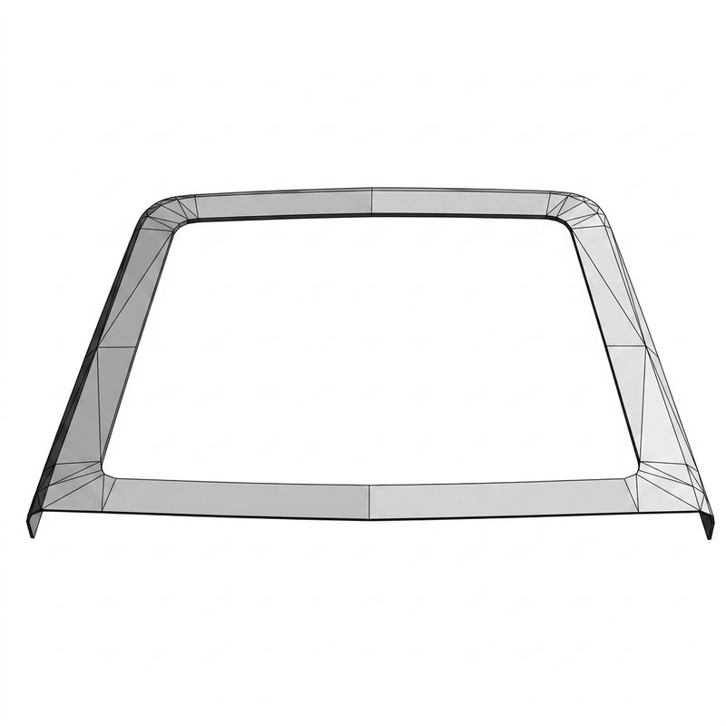 Crown Assembly - SBFA Tilt Grille L29-6087-100 - Peterbilt