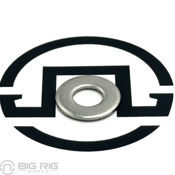 Washer - Flat, Stainless Steel, 0.25 In, 0.625 In OD 23-10900-025 - Freightliner