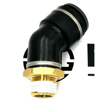 Fitting - Male 45DEG #8 NPT To #12 J249 G38-1022-0812 - Paccar