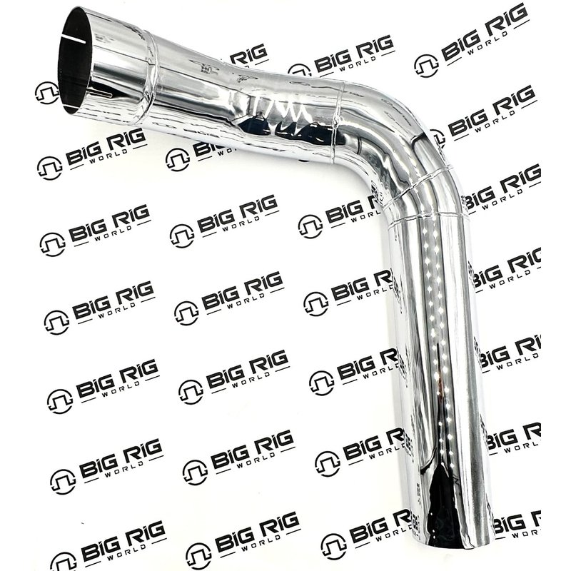 Pipe - Exhaust Mbend 5 inch Chrome M66-3208R-C - Kenworth