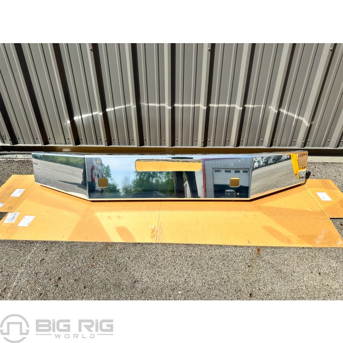 Aluminum Wrapped Tapered Stamped Bumper - Polished N71-1063-6111 - Kenworth