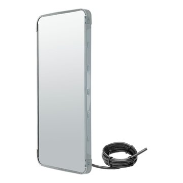 Pyramid-Back Heated West Coast Mirror 600835 - Retrac