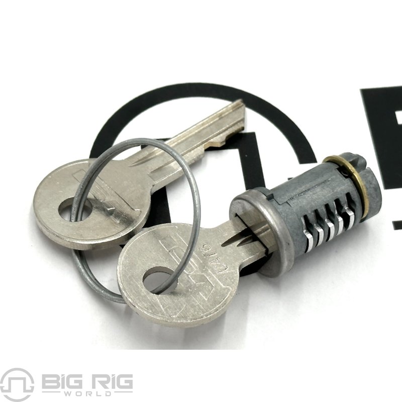 Cylinder - Lock W/Keys - Random Key Code 608043 - Paccar