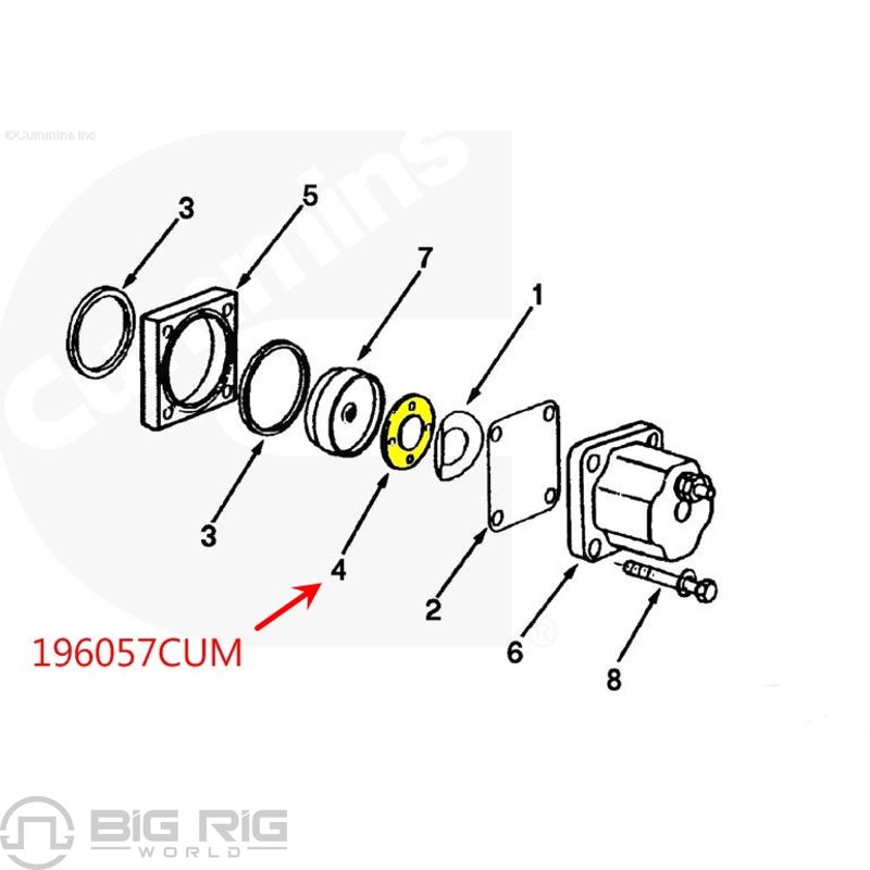 Valve Disc 196057 - Cummins