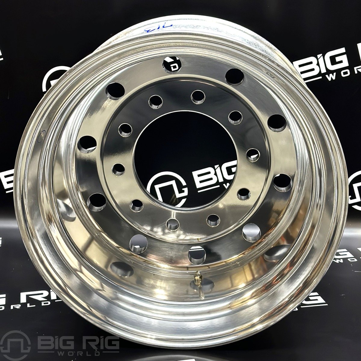 22.5 X 12.25 Alcoa Aluminum Wheel - Mirror Polish Dura-Bright