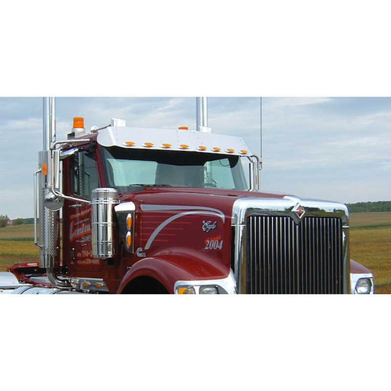International 9000 Series 12 In. Day Cab Sunvisor TSUN-I9 - Trux Accessories