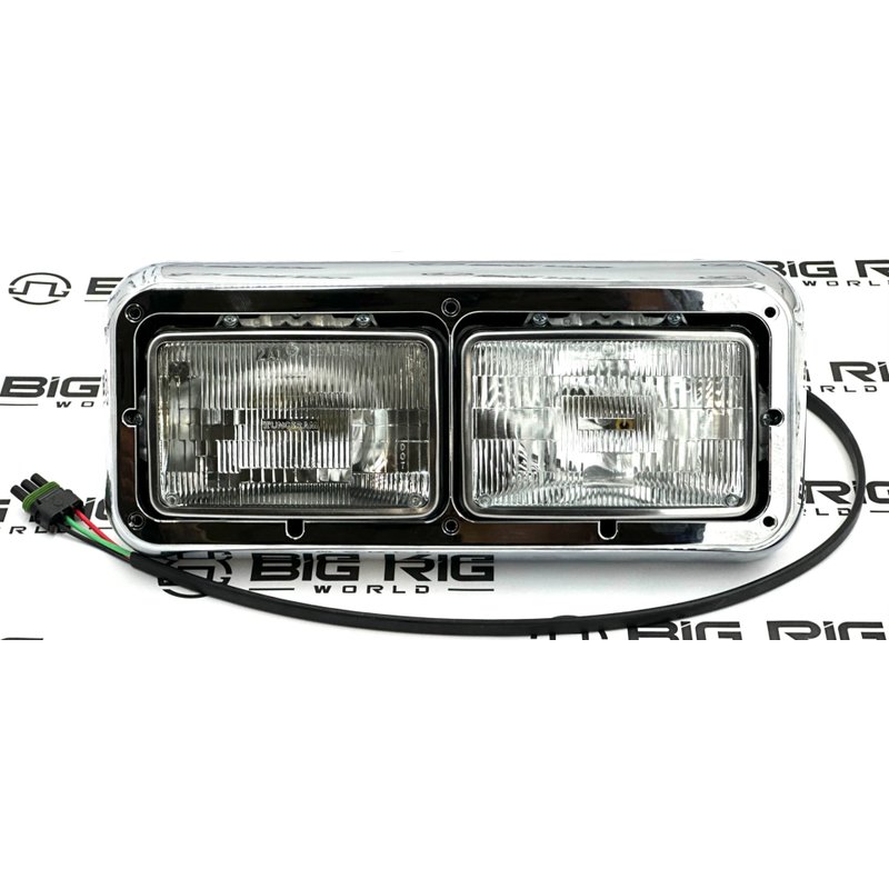 Dual Headlight Assembly 4x6 w/ Bezel RH K256-880-4R-B-PAT - Patriom