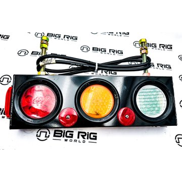 LED 44 Series Metal Module S/T/T And Backup with Side Marker, LH 44809 - Truck Lite