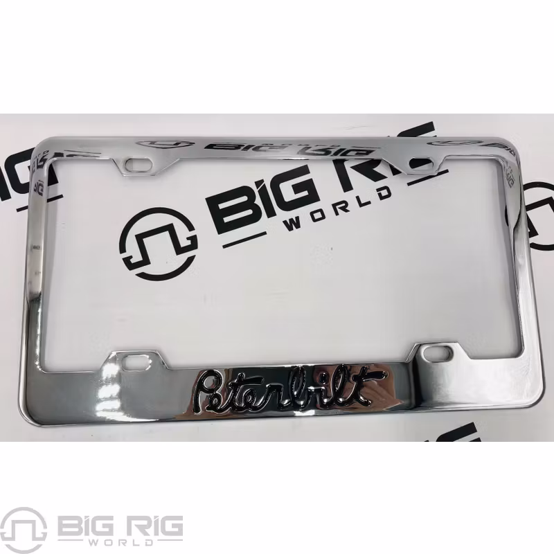 License Plate Frame - Peterbilt Logo MD11251CPB - TRP