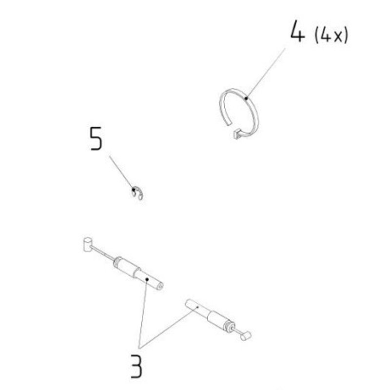 Fore and Aft Isolator Cable Service Kit SP11884 - GraMag